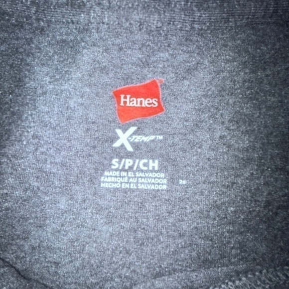 Men’s Hanes Long Sleeve Shirt Size Small - Picture 3 of 3
